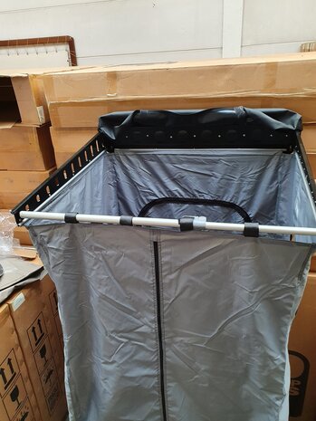 FD Shower Cubicle tent, roofrack mounted