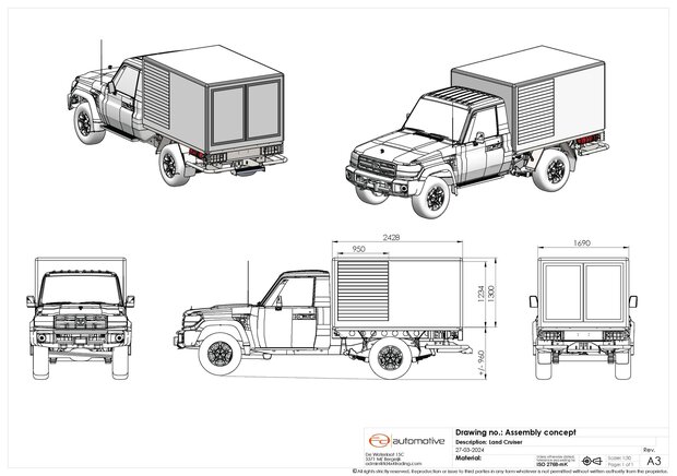 Toyota Landcruiser 79 Series Single Cab Explosive Transporter