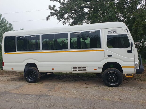 Toyota Coaster Bus 23S High Roof 4.2D 4x4 Four Wheel drive